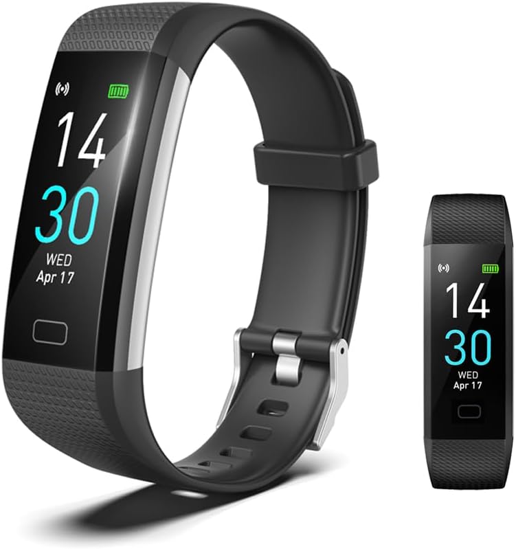 Fitness Tracker with Blood Pressure Heart Rate Blood Oxygen Monitor