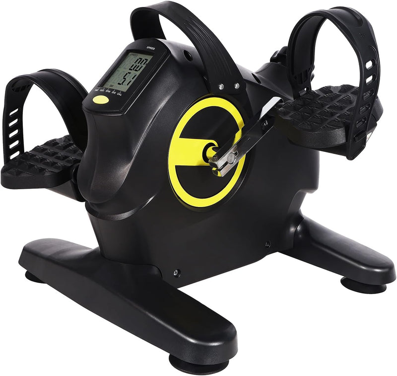 Pedal Exerciser for Legs and Arms, Black Under Desk