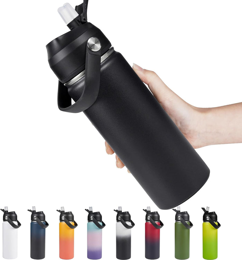 Insulated Water Bottle, 18oz Double Wall Vacuum