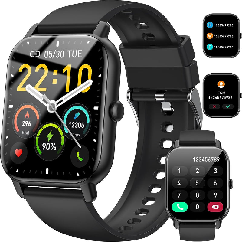 Smart Watch(Answer/Make Call), 1.85" Smartwatch for Men Women